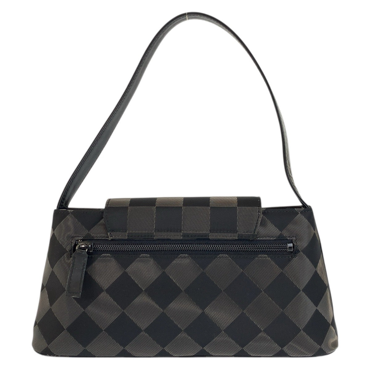 23883
GIVENCHY ジバンシィ ヴィンテージ ダイヤ柄 ブラック 黒 ナイロン / レザー ハンドバッグ ショルダーバッグ レディース ABP28
