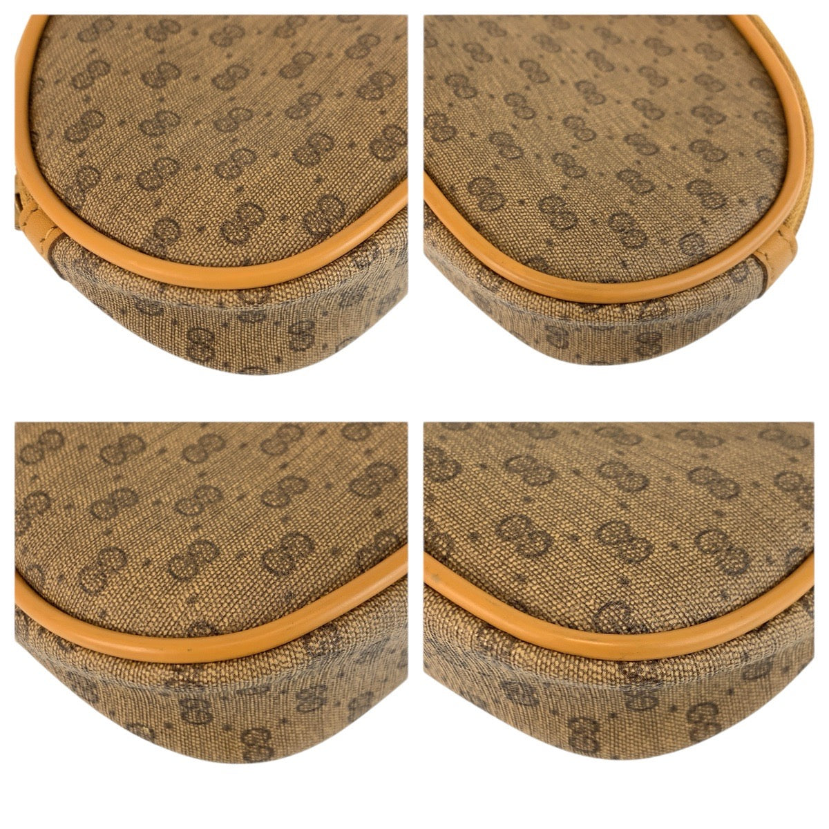 23887
GUCCI グッチ ヴィンテージ マイクロGG インターロッキング ベージュ ゴールド金具 GGスプリームキャンバス 039 58 ポーチ 化粧ポーチ レディース A14