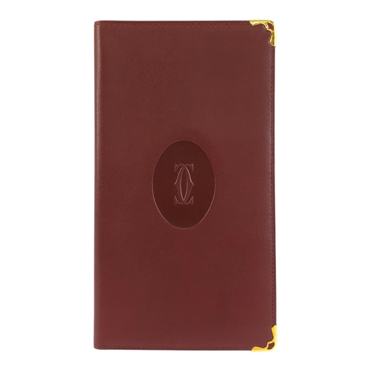 23895
CARTIER カルティエ ヴィンテージ マストライン ボルドー ゴールド金具 レザー 長財布 札入れ メンズ ABP10