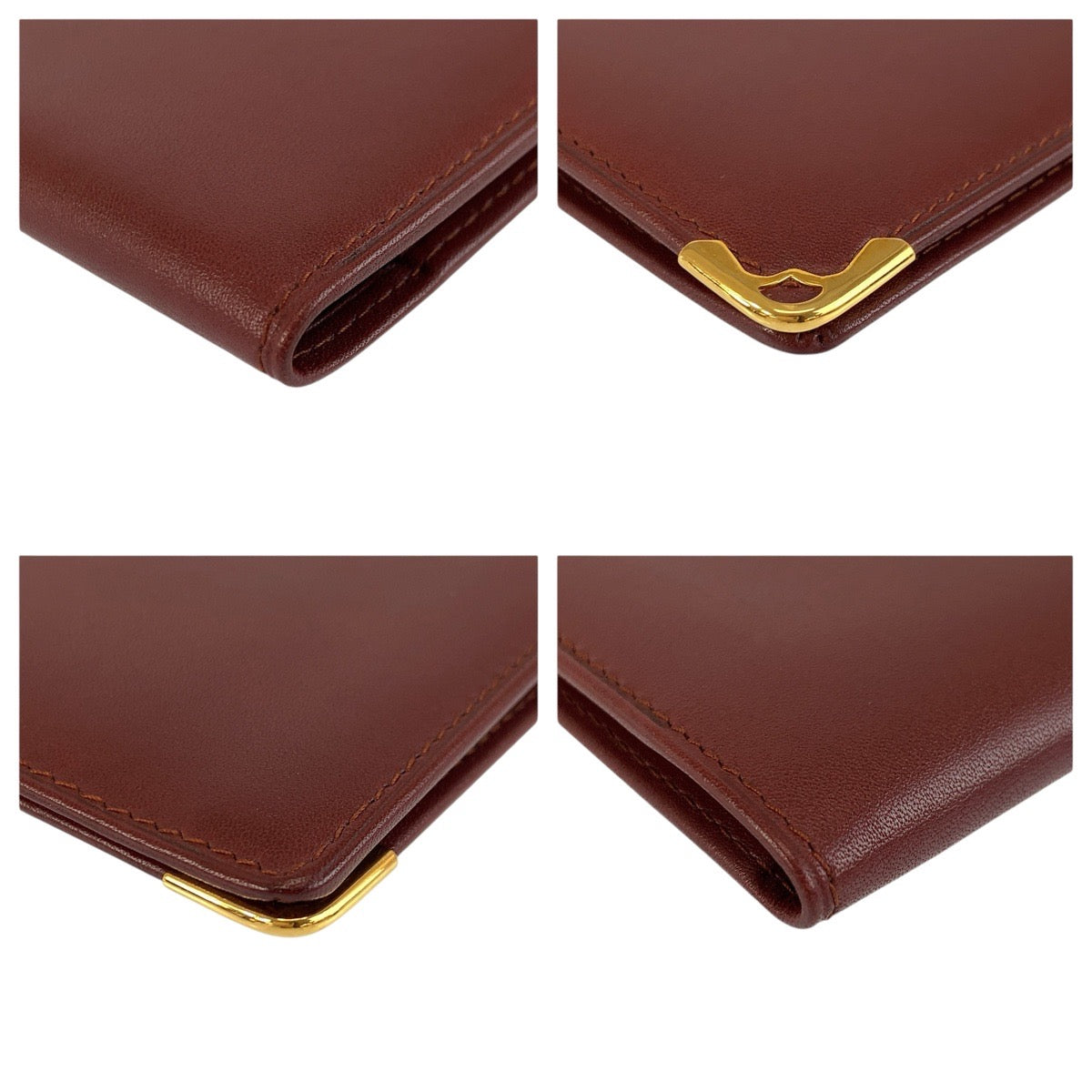 23895
CARTIER カルティエ ヴィンテージ マストライン ボルドー ゴールド金具 レザー 長財布 札入れ メンズ ABP10