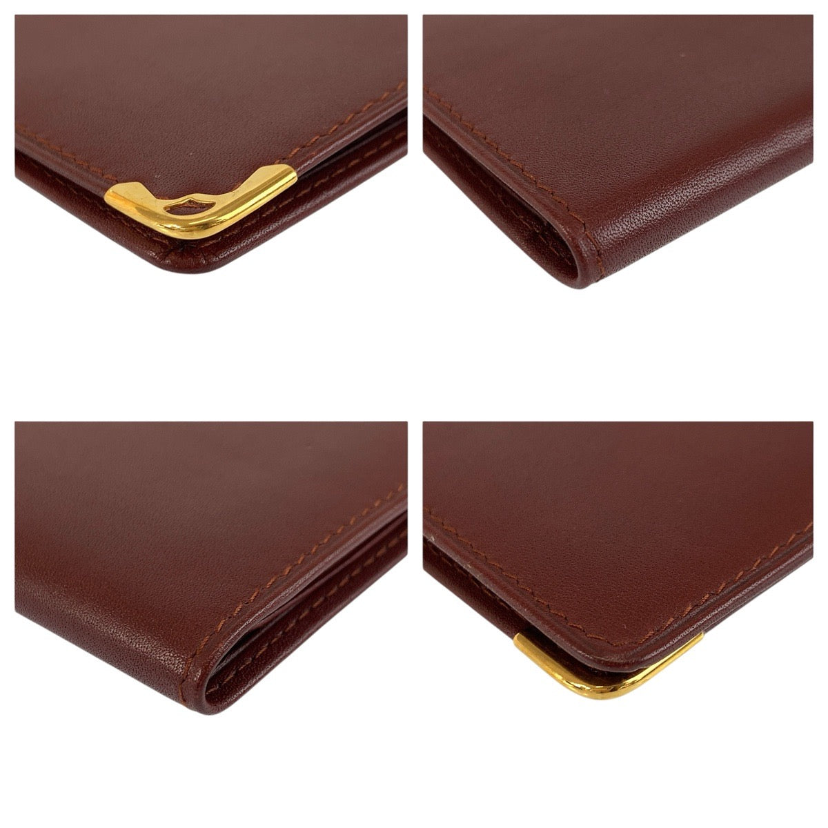 23895
CARTIER カルティエ ヴィンテージ マストライン ボルドー ゴールド金具 レザー 長財布 札入れ メンズ ABP10