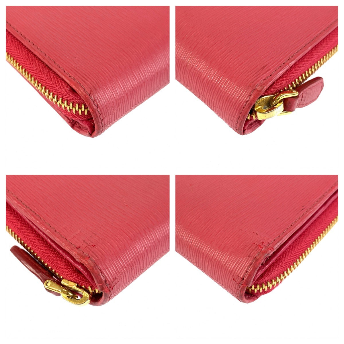23896
PRADA プラダ サフィアーノ ピンク ゴールド金具 レザー 長財布 ロングウォレット レディース ABP28