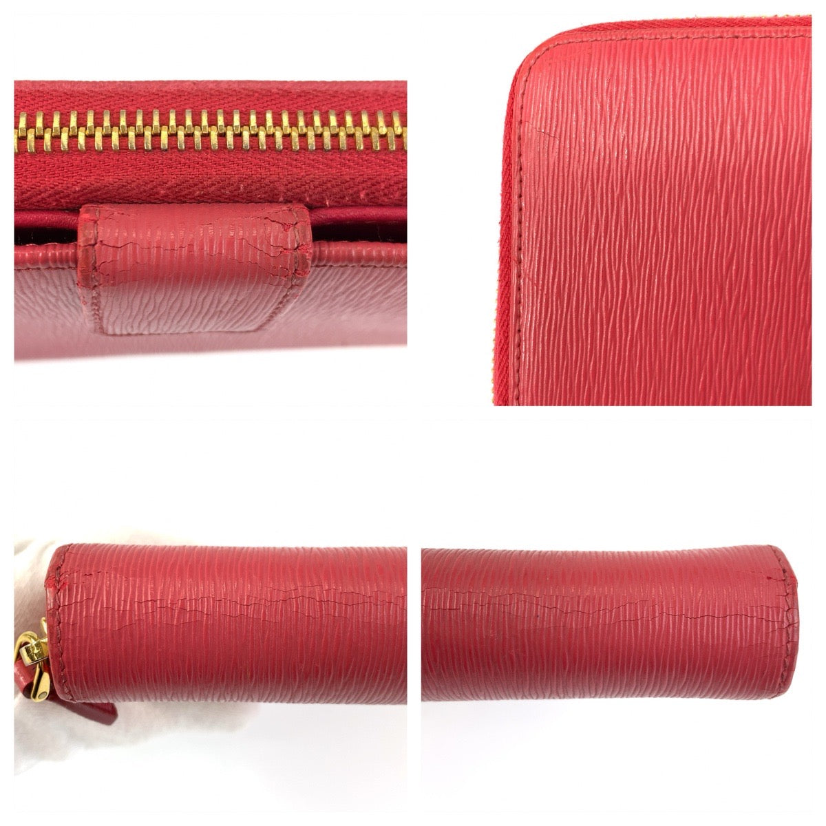 23896
PRADA プラダ サフィアーノ ピンク ゴールド金具 レザー 長財布 ロングウォレット レディース ABP28