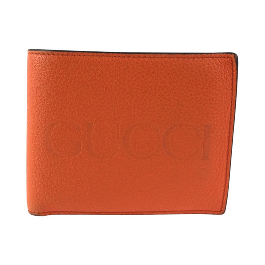 23900
GUCCI グッチ オレンジ レザー 658681 折り財布 コンパクトウォレット メンズ ABP21