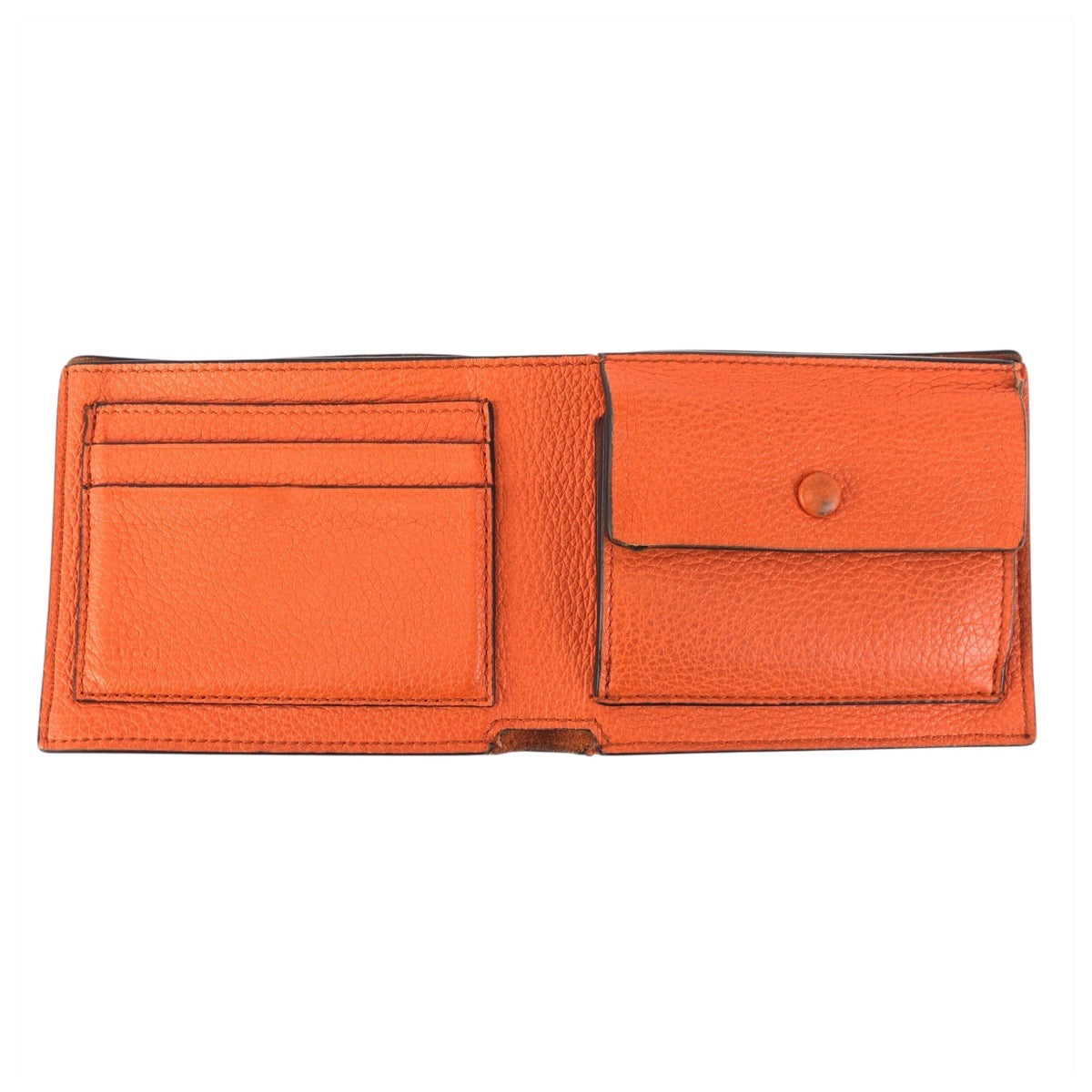 23900
GUCCI グッチ オレンジ レザー 658681 折り財布 コンパクトウォレット メンズ ABP21