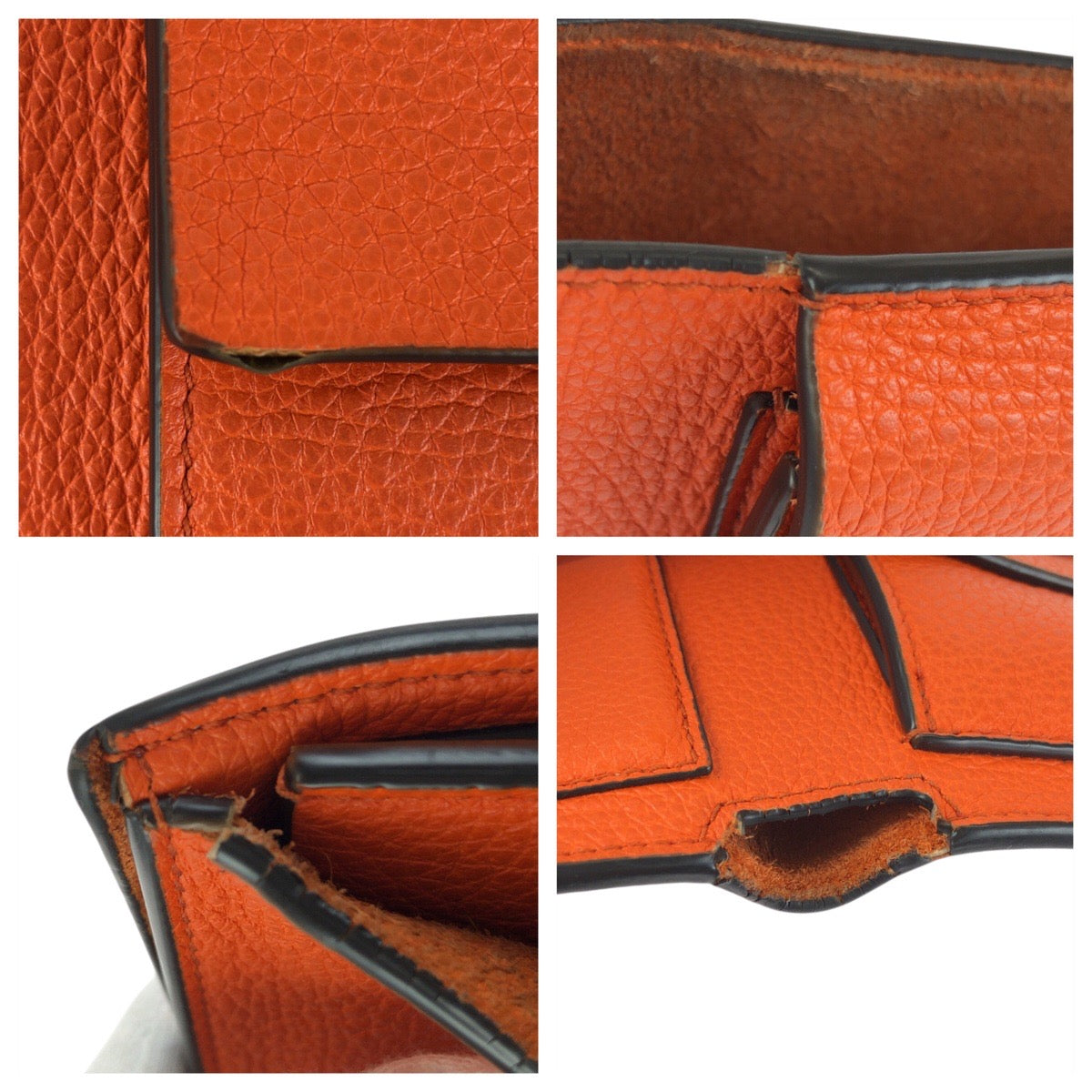 23900
GUCCI グッチ オレンジ レザー 658681 折り財布 コンパクトウォレット メンズ ABP21