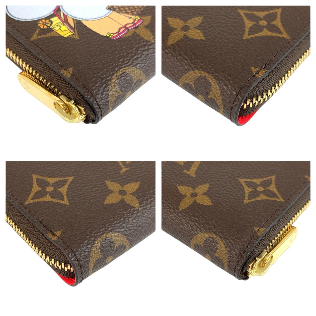 23903
LOUIS VUITTON ルイヴィトン モノグラム ヴィヴィエンヌ ジッピー コインパース ブラウン ゴールド金具 PVC M69055 コインケース カードケース レディース SA44
