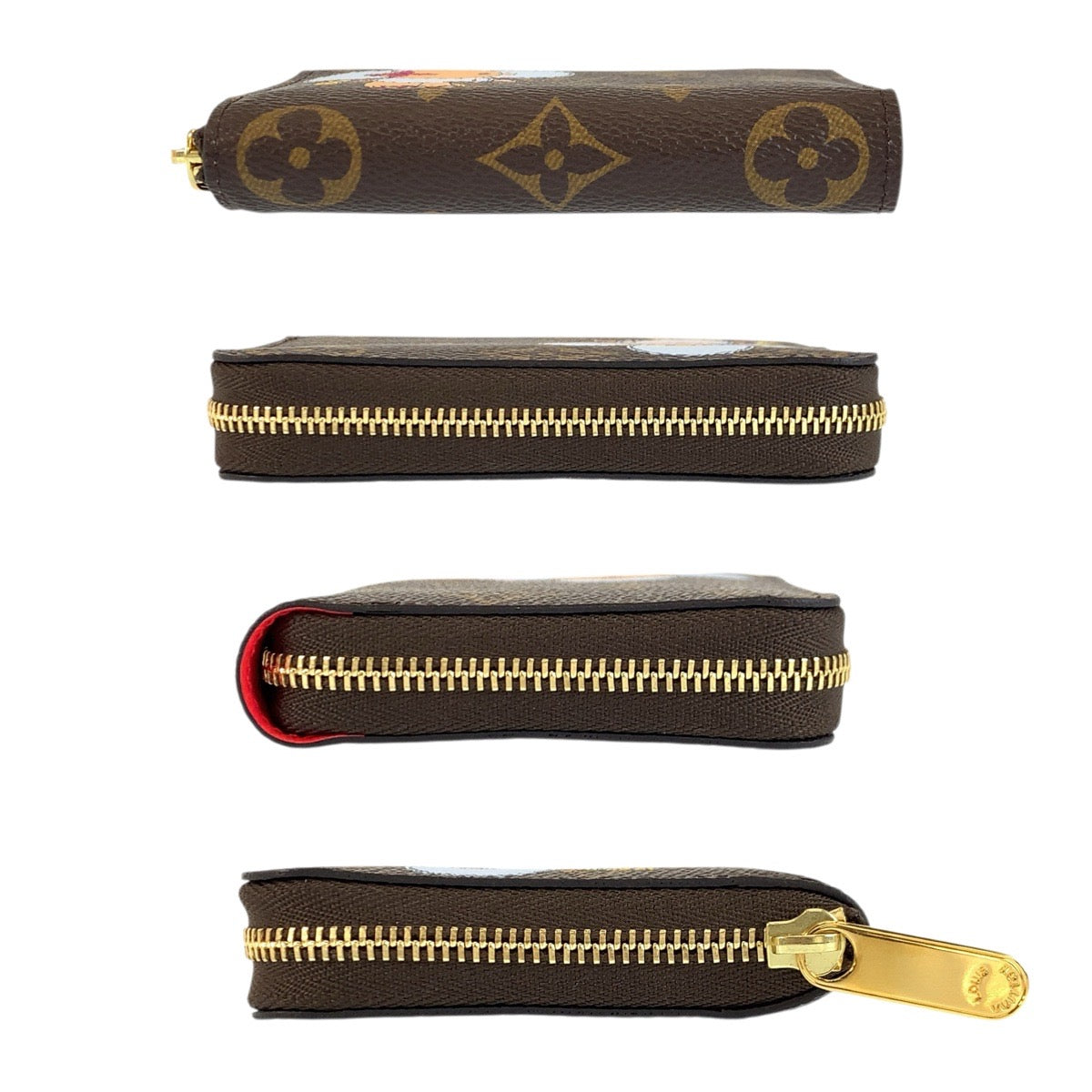 23903
LOUIS VUITTON ルイヴィトン モノグラム ヴィヴィエンヌ ジッピー コインパース ブラウン ゴールド金具 PVC M69055 コインケース カードケース レディース SA44