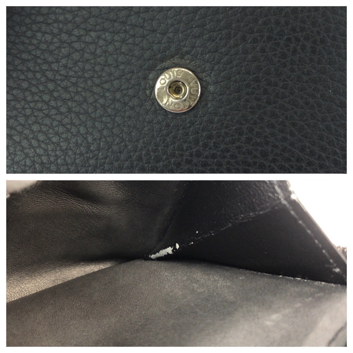23912
LOUIS VUITTON ルイヴィトン アエログラム ポルトフォイユ パイロット ブラック 黒 レザー M81740 折財布 コンパクトウォレット メンズ ABP44