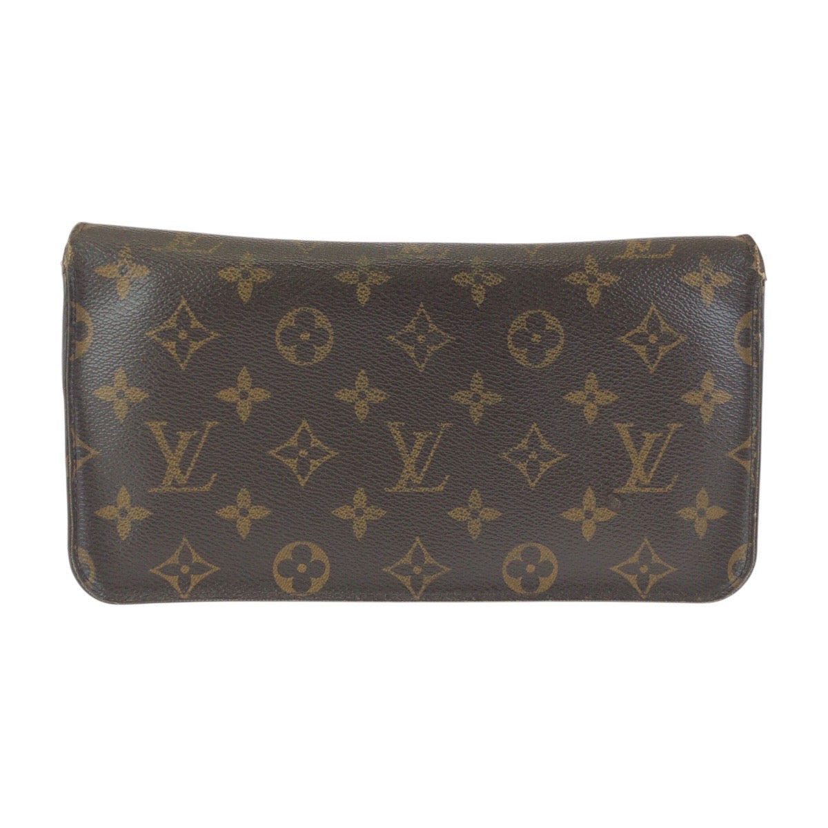 23913
LOUIS VUITTON ルイヴィトン モノグラム アンソリット ブラウン ゴールド金具 PVC M66566 長財布 オーガナイザー メンズ B6