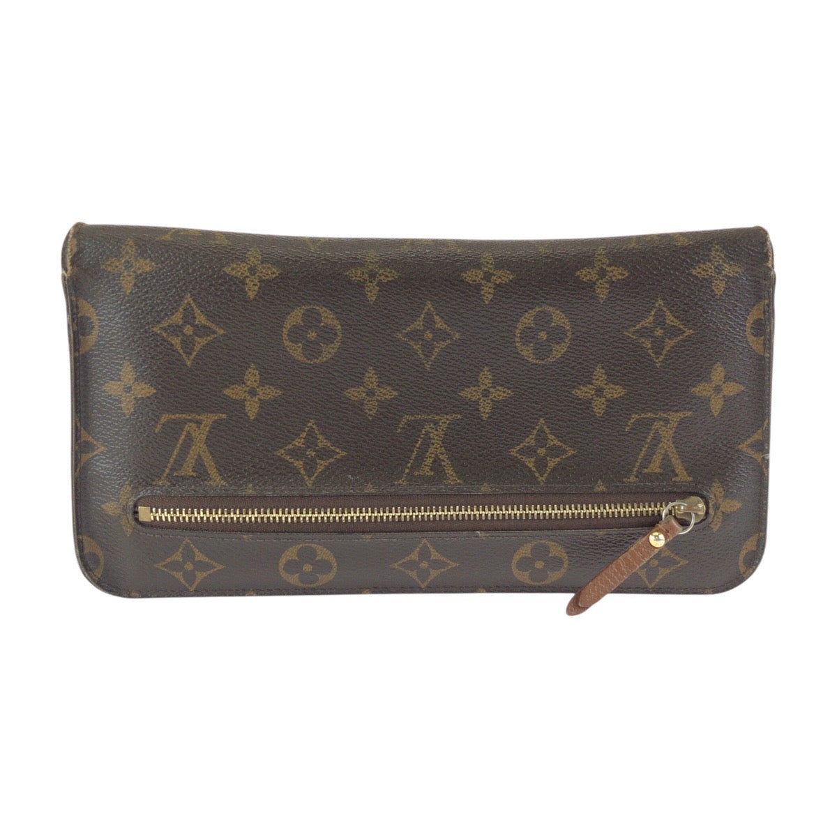 23913
LOUIS VUITTON ルイヴィトン モノグラム アンソリット ブラウン ゴールド金具 PVC M66566 長財布 オーガナイザー メンズ B6