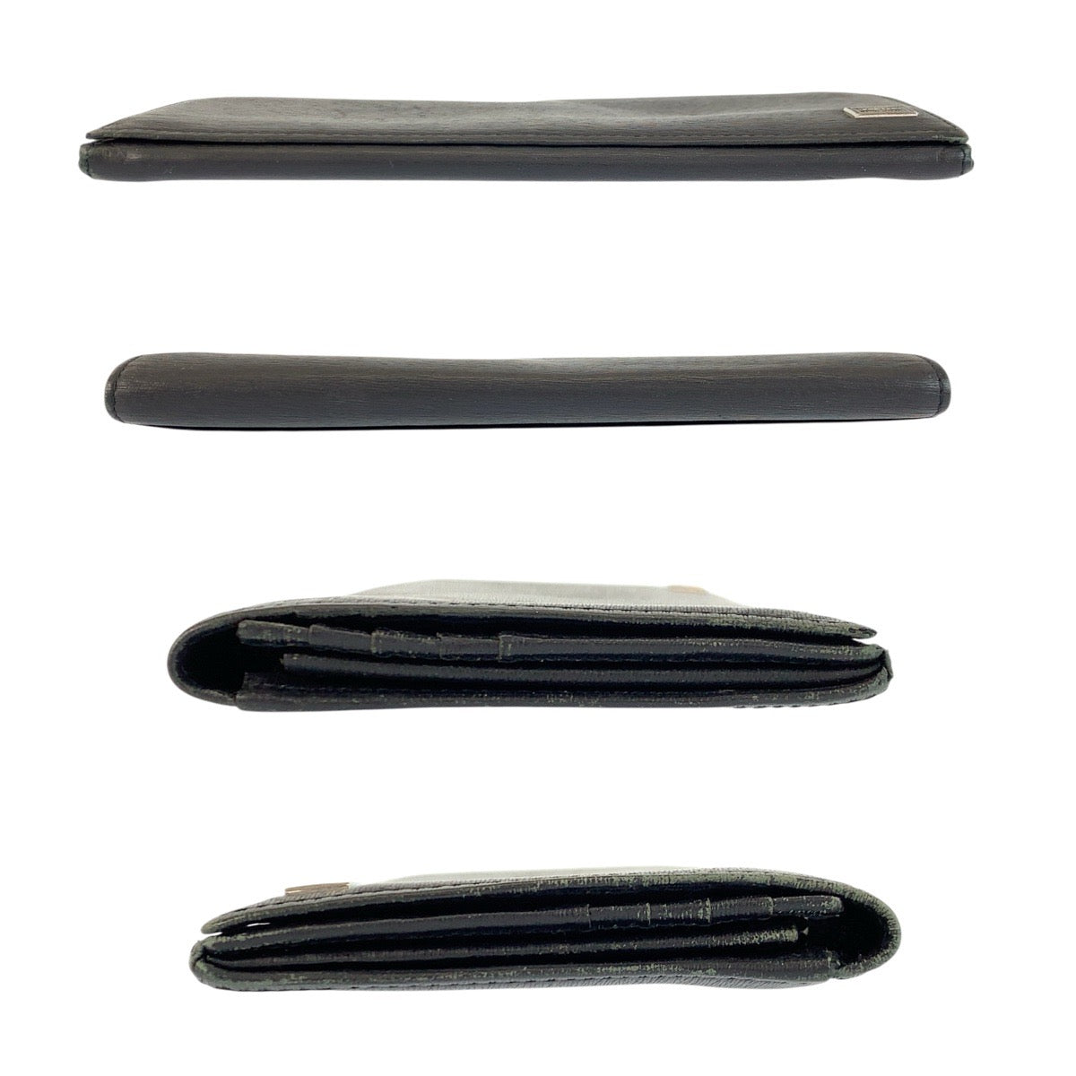 23923
PORTER ポーター カレント ブラック 黒 レザー 長財布 ロングウォレット メンズ AB2