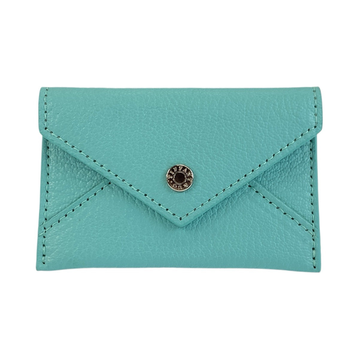 23924
TIFFANY&Co. ティファニー ブルー シルバー金具 レザー カードケース 名刺入れ レディース AB2