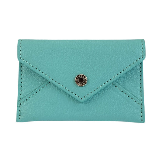 23924
TIFFANY&Co. ティファニー ブルー シルバー金具 レザー カードケース 名刺入れ レディース AB2