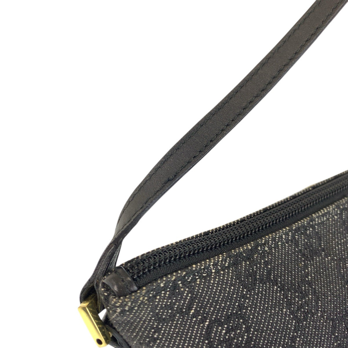 23925
GUCCI グッチ ブラック グレー ゴールド金具 GGキャンバス / レザー 07198 ハンドバッグ アクセサリーポーチ レディース ABP28