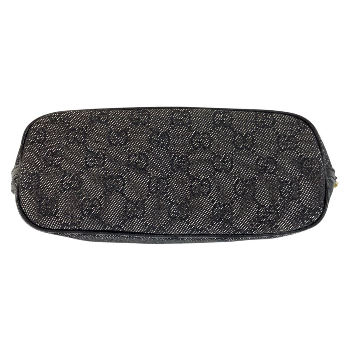 23925
GUCCI グッチ ブラック グレー ゴールド金具 GGキャンバス / レザー 07198 ハンドバッグ アクセサリーポーチ レディース ABP28