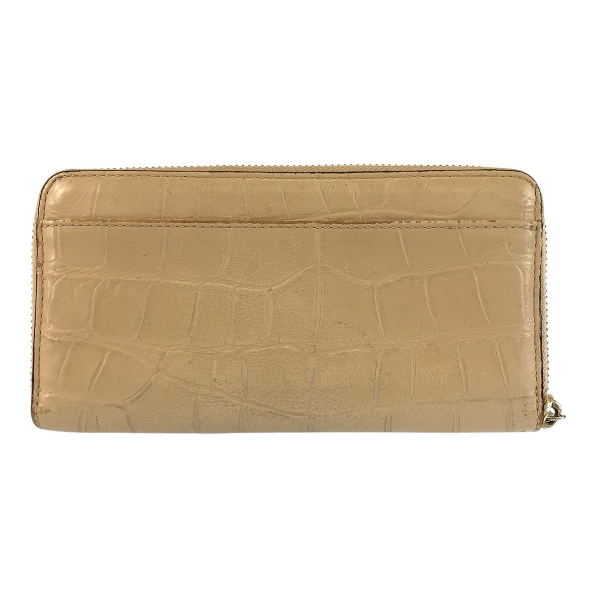 23926
COACH コーチ 型押し ベージュ ゴールド金具 レザー F54757 長財布 ロングウォレット レディース AB1