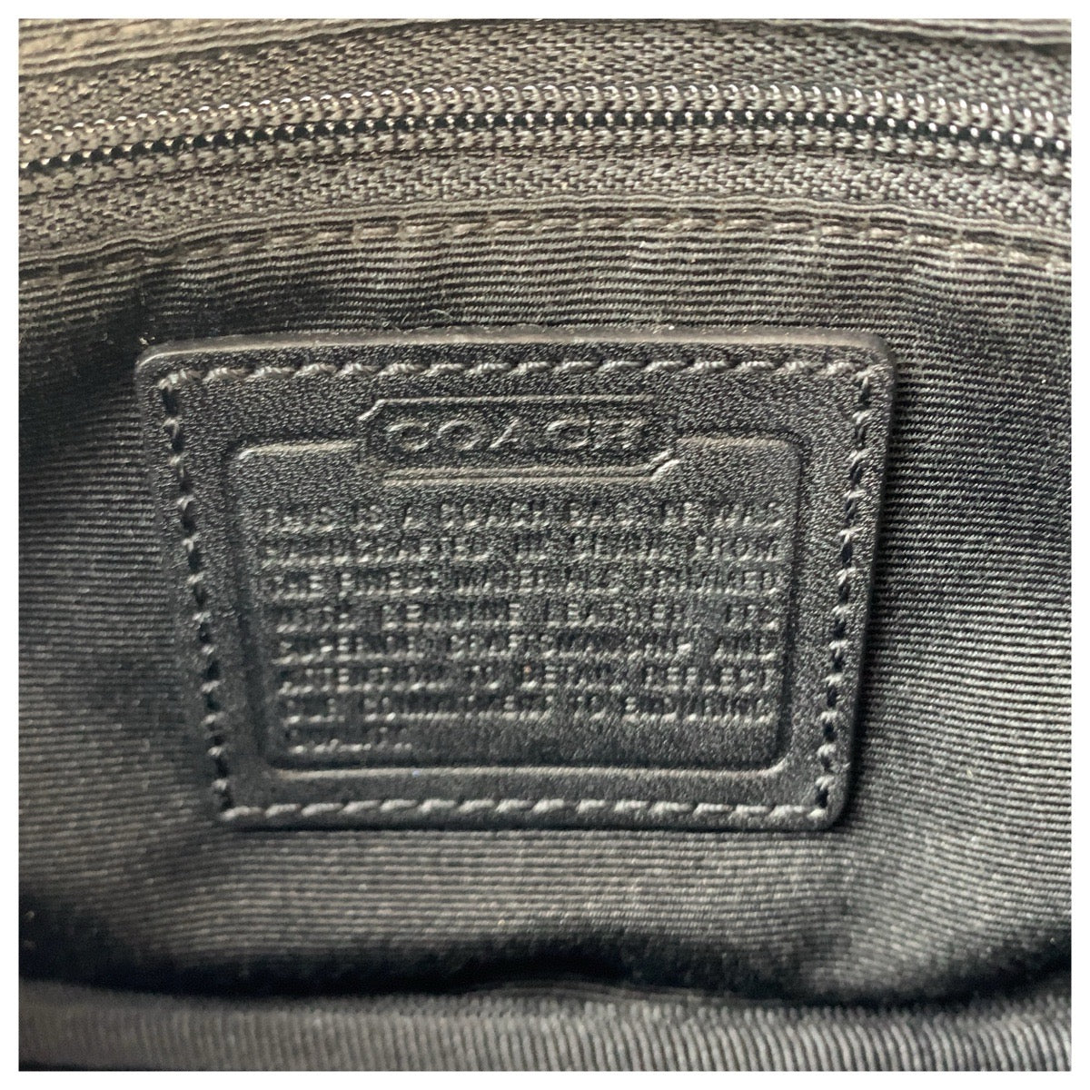 23928
COACH コーチ シグネチャー ブラック 黒 グレー キャンバス / レザー ボディバッグ ウエストポーチ レディース ABP14