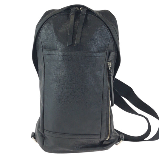23938
COACH コーチ トンプソン コンバーチブル スリング パック ブラック 黒 シルバー金具 レザー 70617 ボディバッグ ショルダーバッグ メンズ ABP3
