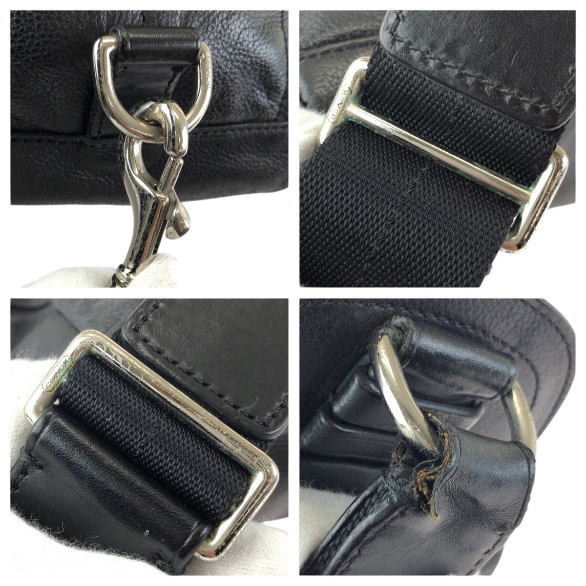 23938
COACH コーチ トンプソン コンバーチブル スリング パック ブラック 黒 シルバー金具 レザー 70617 ボディバッグ ショルダーバッグ メンズ ABP3