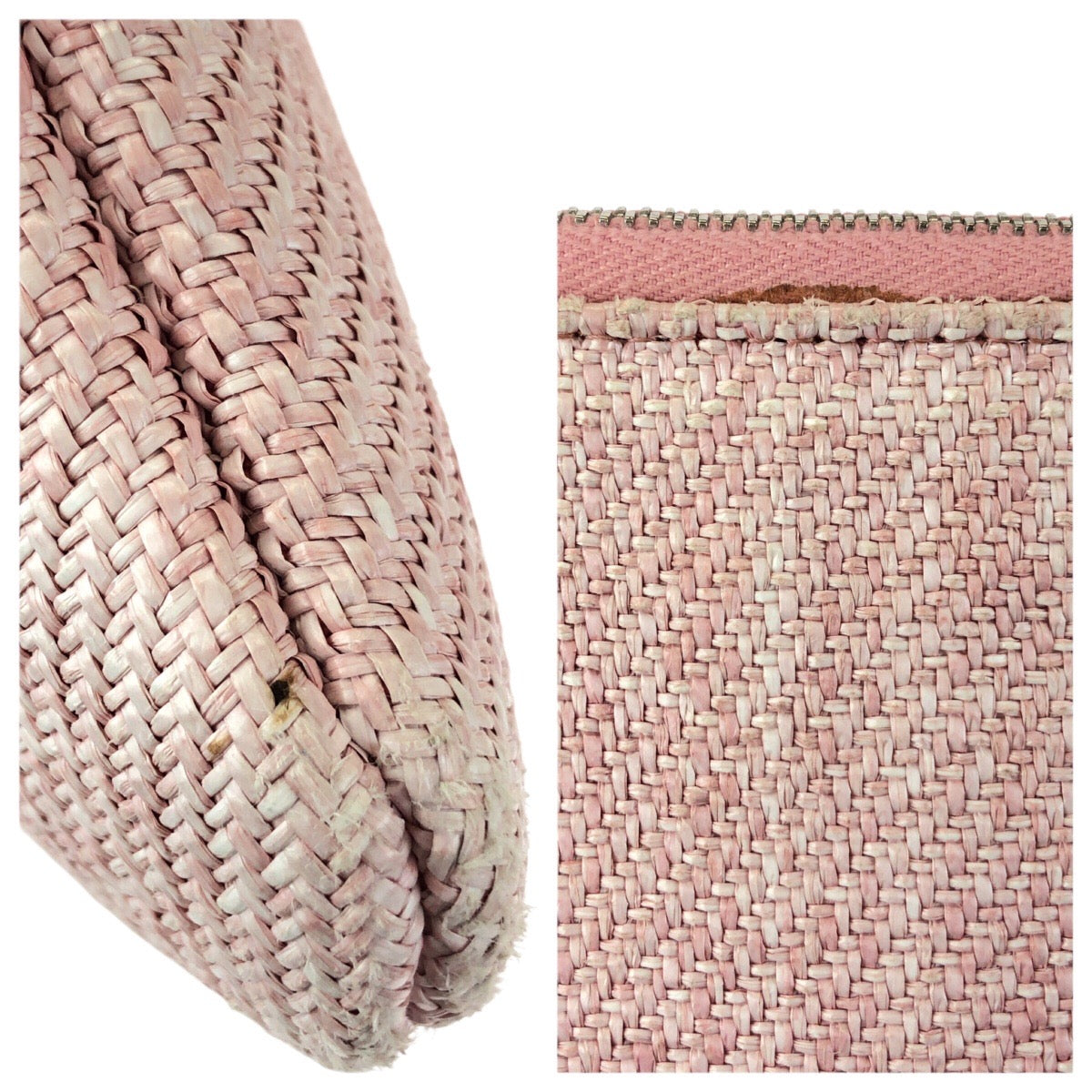 23947
CHANEL シャネル ドーヴィル ココマーク ピンク シルバー金具 キャンバス クラッチバック ポーチ レディース ABP49