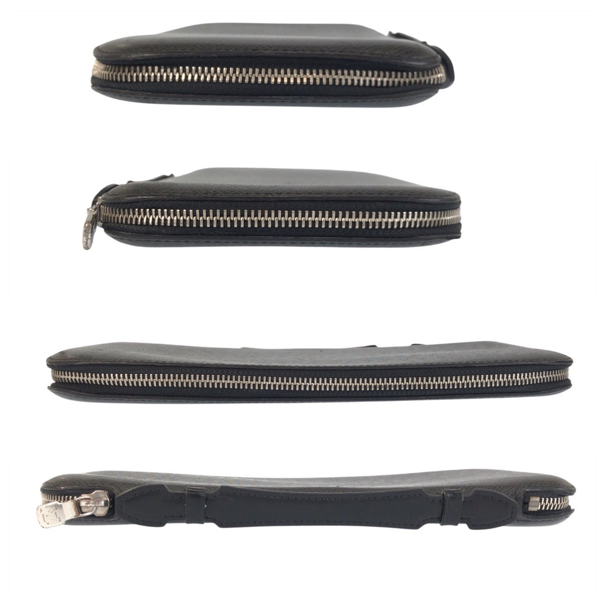23949
LOUIS VUITTON ルイヴィトン タイガ アトール ブラック 黒 シルバー金具 レザー M30652 長財布 オーガナイザー メンズ ABP35