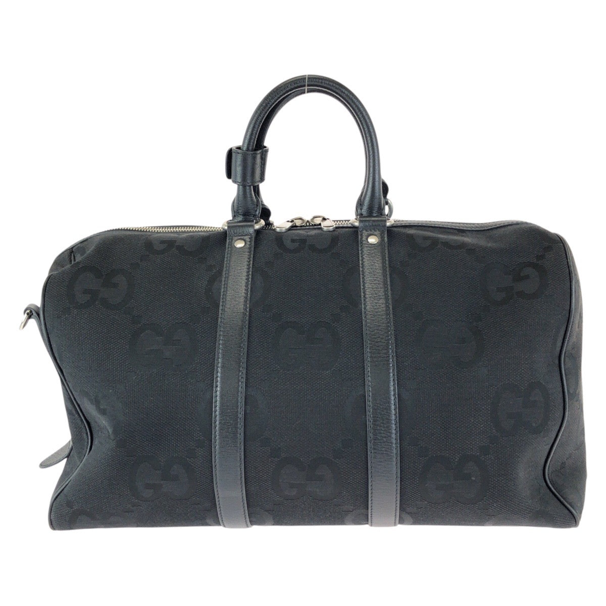 23951
GUCCI グッチ ジャンボGG ２way ブラック 黒 シルバー金具 GGキャンバス / レザー 739581 ボストンバッグ ダッフルバッグ ショルダーバッグ メンズ ABP140