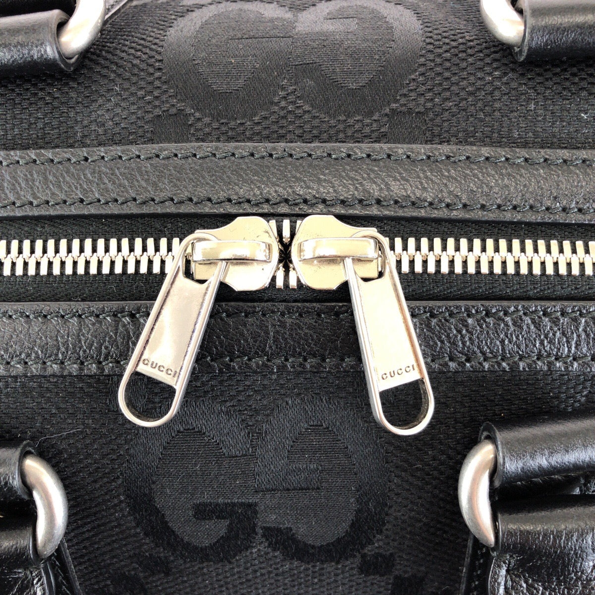 23951
GUCCI グッチ ジャンボGG ２way ブラック 黒 シルバー金具 GGキャンバス / レザー 739581 ボストンバッグ ダッフルバッグ ショルダーバッグ メンズ ABP140