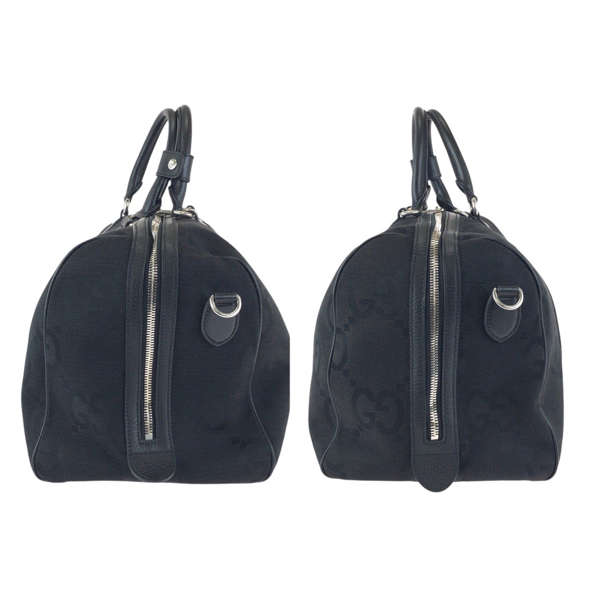 23951
GUCCI グッチ ジャンボGG ２way ブラック 黒 シルバー金具 GGキャンバス / レザー 739581 ボストンバッグ ダッフルバッグ ショルダーバッグ メンズ ABP140