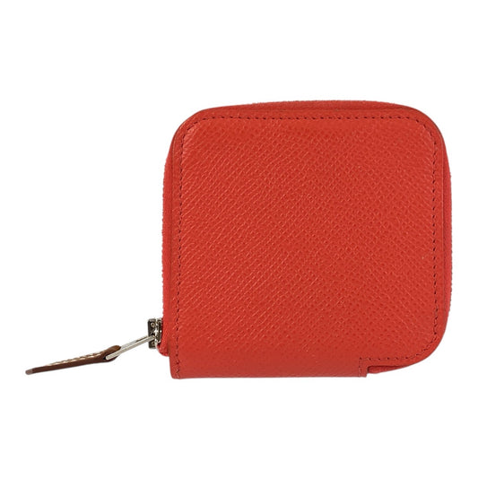 23956
HERMES エルメス アザップ コンパクトミニ シルクイン ジャイプール シルバー金具 ヴォーエプソン コインケース 小銭入れ T刻印 レディース ABP42