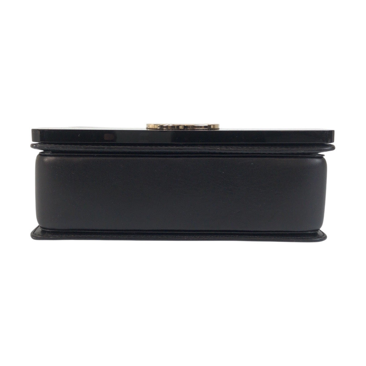 23961
BVLGARI ブルガリ ブルガリブルガリ ブラック 黒 ゴールド金具 レザー / プラスチック 39858 チェーンショルダーバッグ ポシェット レディース ABP58