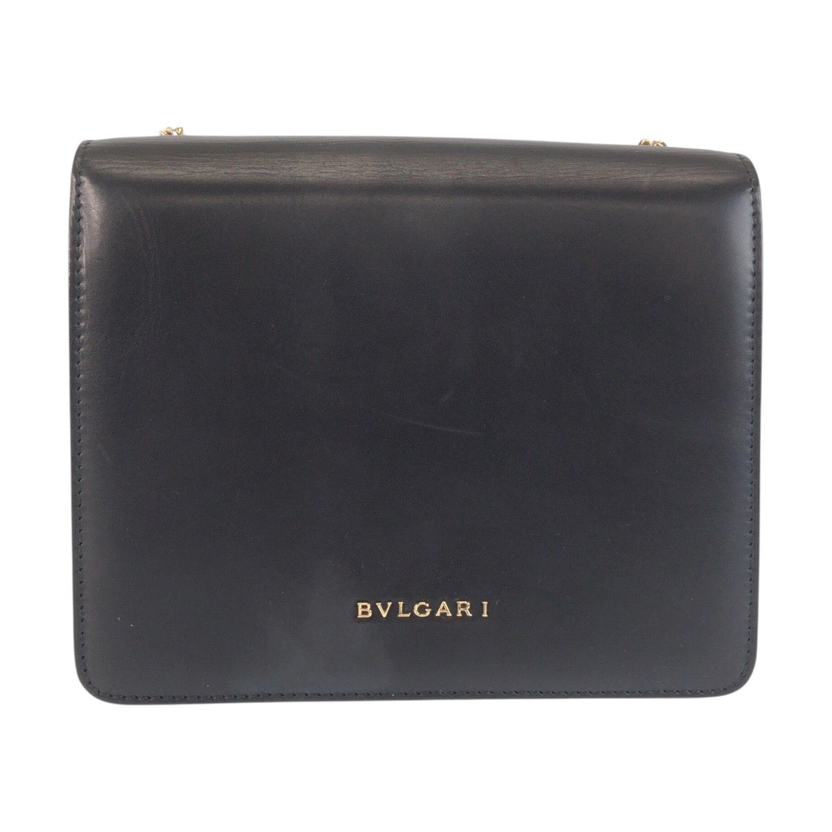 23961
BVLGARI ブルガリ ブルガリブルガリ ブラック 黒 ゴールド金具 レザー / プラスチック 39858 チェーンショルダーバッグ ポシェット レディース ABP58