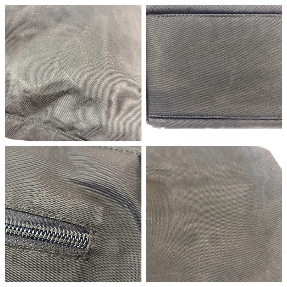 23967
PRADA プラダ テスート 三角ロゴプレート ブラック 黒 シルバー金具 ナイロン / プラスチック トートバッグ ハンドバッグ レディース ABP