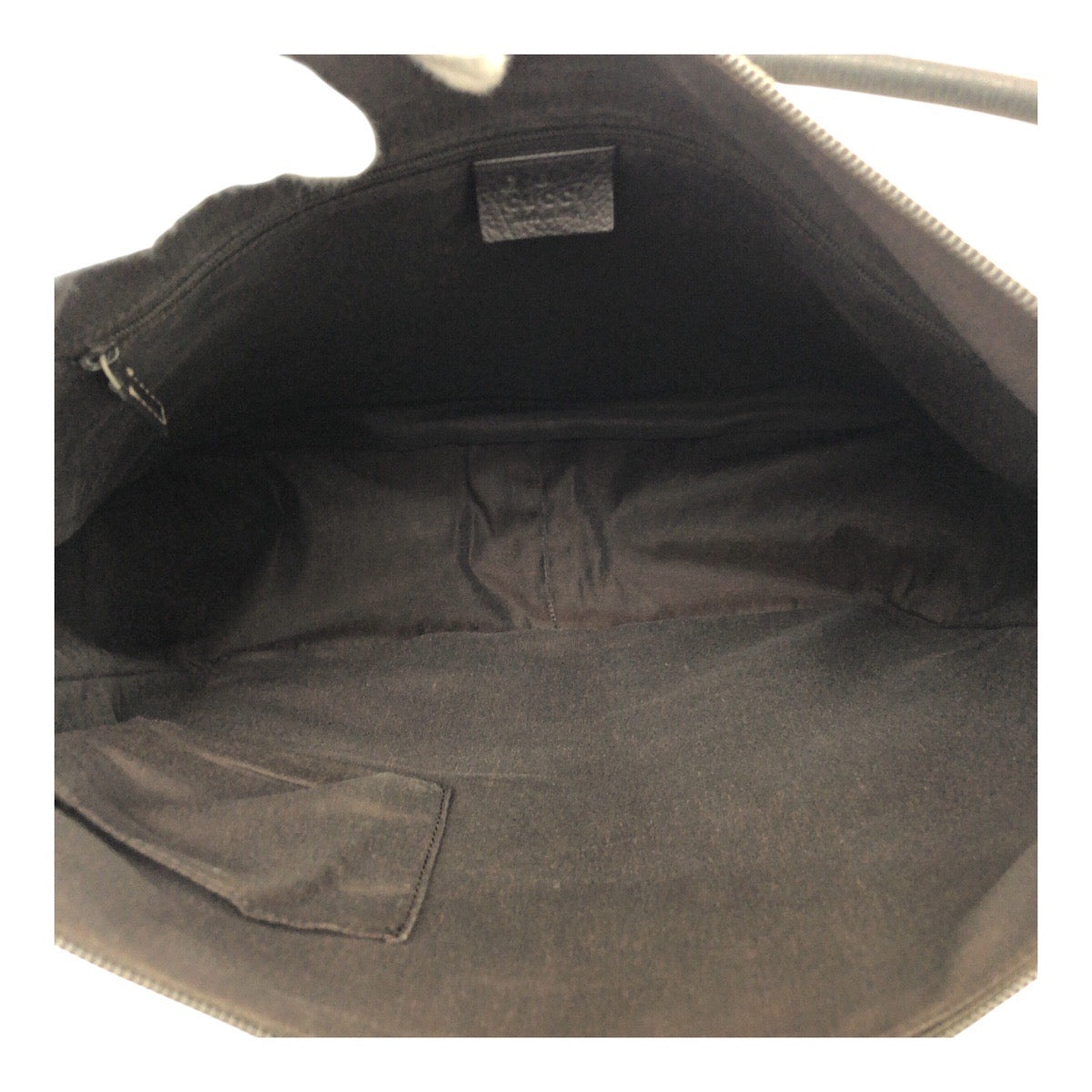 23968
GUCCI グッチ GGクリスタル ブラウン ベージュ ゴールド金具 PVC 293581 ホーボー ショルダーバッグ ハンドバッグ レディース AB36