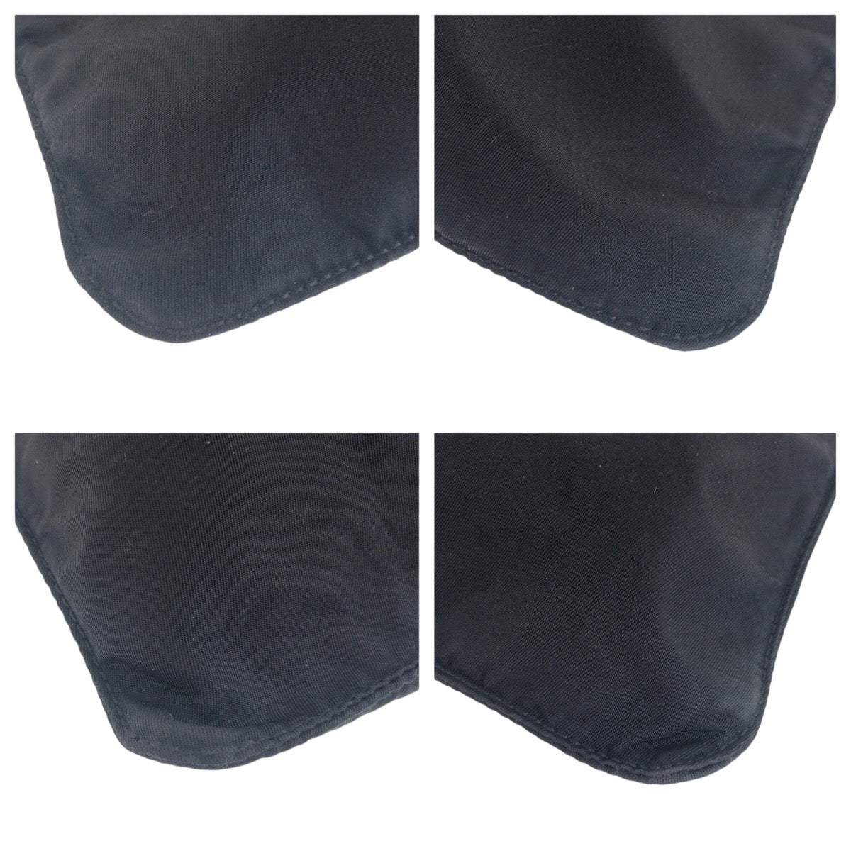 23971
PRADA プラダ テスート 三角ロゴプレート ブラック 黒 シルバー金具 ナイロン ショルダーバッグ 男女兼用 レディース AB