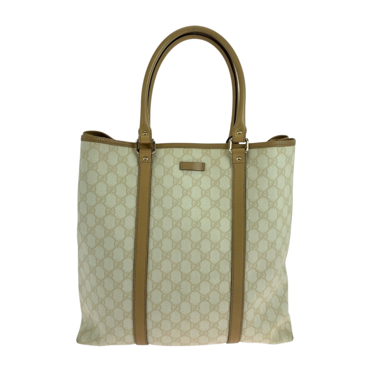 23975
GUCCI グッチ ベージュ ブラウン ゴールド金具 GGスプリームキャンバス 223668 ビジネスバッグ トートバッグ レディース AB34