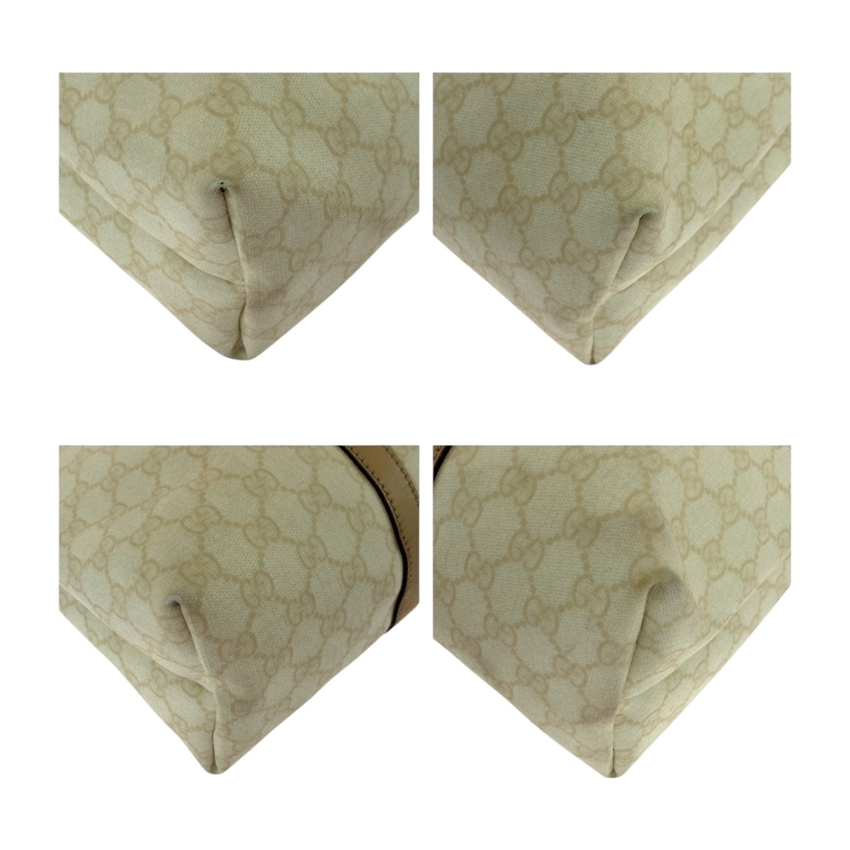 23975
GUCCI グッチ ベージュ ブラウン ゴールド金具 GGスプリームキャンバス 223668 ビジネスバッグ トートバッグ レディース AB34