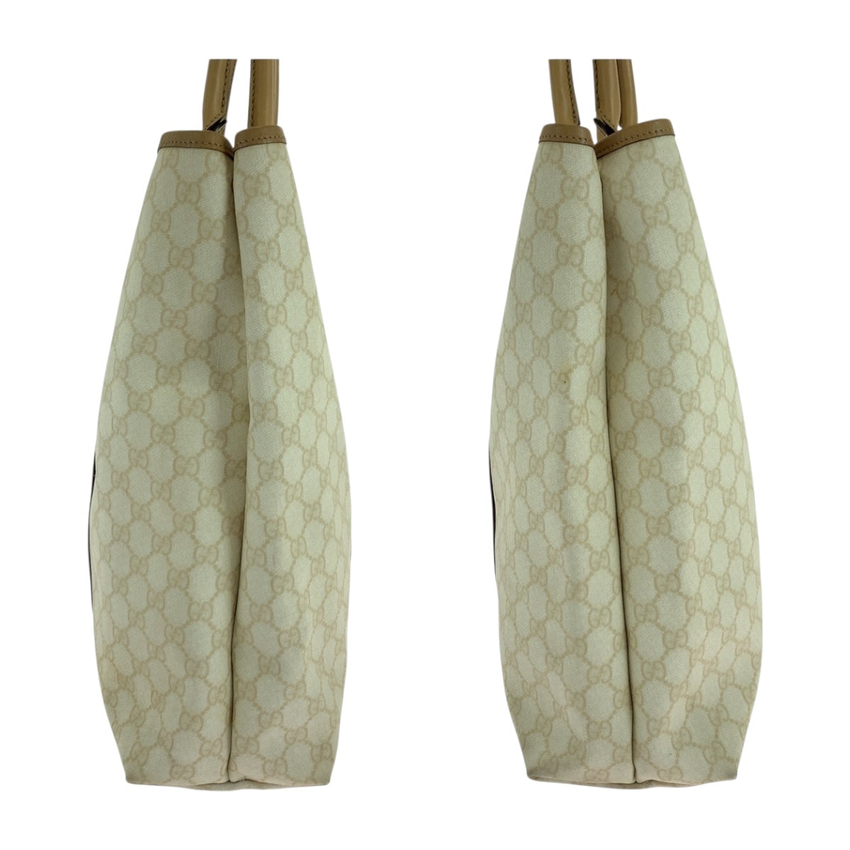 23975
GUCCI グッチ ベージュ ブラウン ゴールド金具 GGスプリームキャンバス 223668 ビジネスバッグ トートバッグ レディース AB34