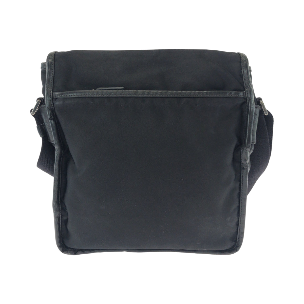 23977
PRADA プラダ テスート ロゴ ブラック 黒 シルバー金具 ナイロン VA0770 ショルダーバッグ 斜め掛け メンズ ABP41