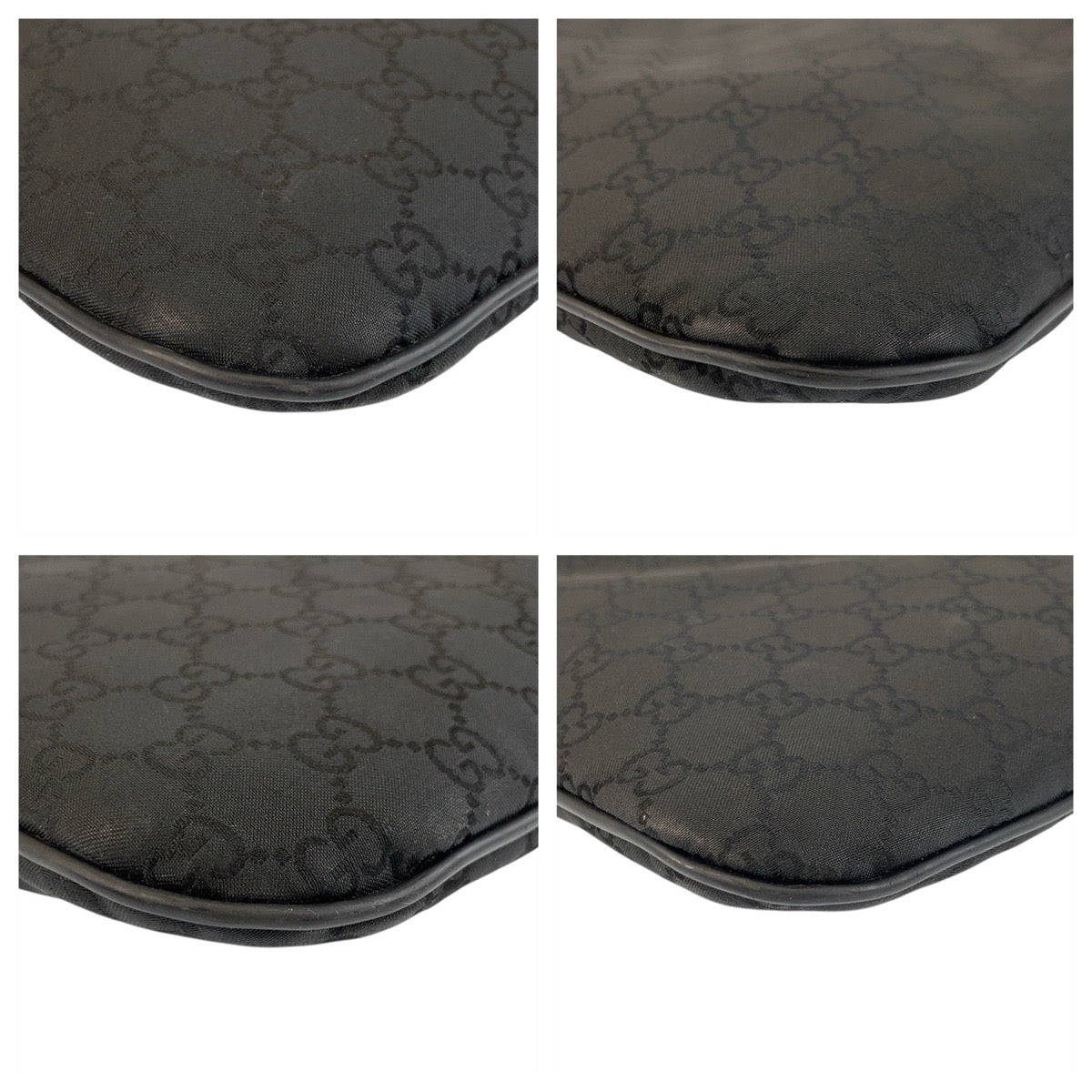 23981
GUCCI グッチ GG柄 ブラック 黒 シルバー金具 ナイロン / レザー 190628 ショルダーバッグ メッセンジャーバッグ メンズ ABP58