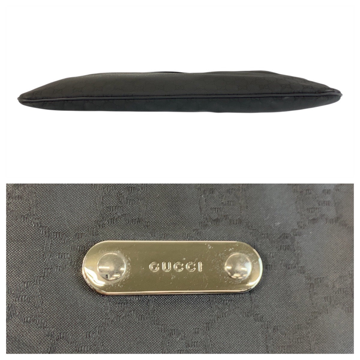 23981
GUCCI グッチ GG柄 ブラック 黒 シルバー金具 ナイロン / レザー 190628 ショルダーバッグ メッセンジャーバッグ メンズ ABP58
