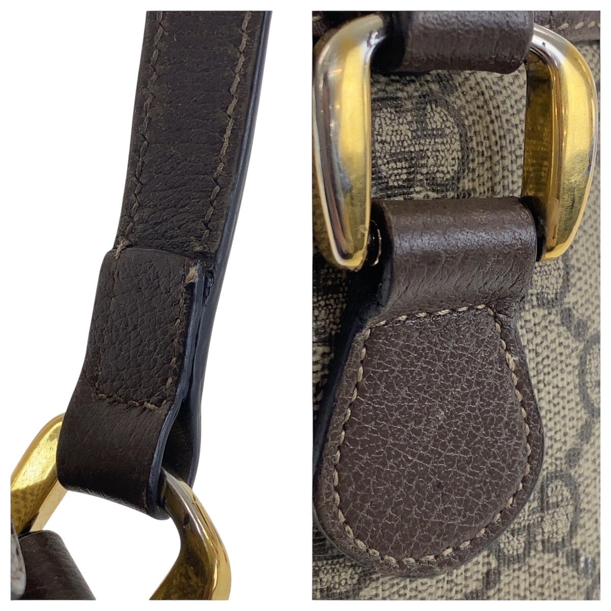 23985
GUCCI グッチ シェリーライン オフィディア ベージュ ゴールド金具 GGスプリームキャンバス / レザー 517060 斜め掛け ショルダーバッグ レディース ABP77