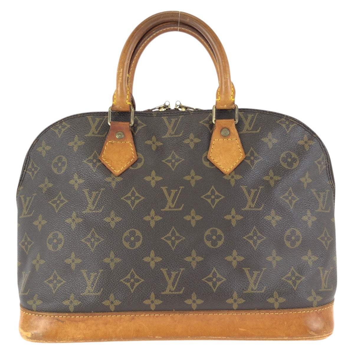 23992
LOUIS VUITTON ルイヴィトン モノグラム アルマPM ブラウン ゴールド金具 PVC / レザー M51130 トートバッグ ハンドバッグ レディース AB36