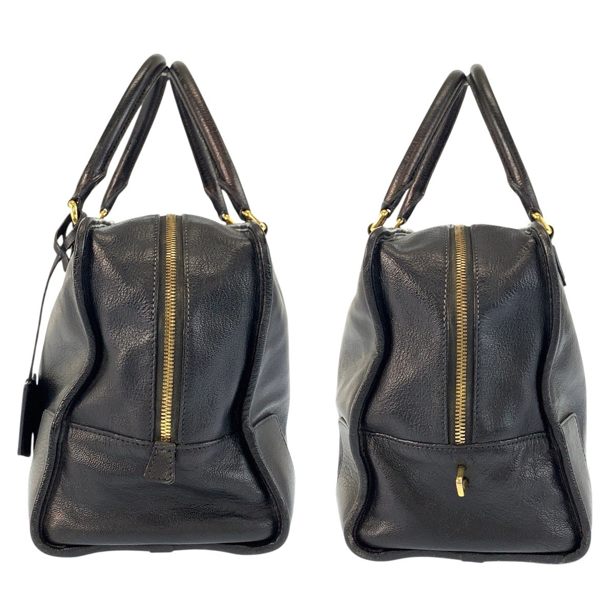 23998
LOEWE ロエベ アマソナ36 ブラック 黒 ゴールド金具 レザー ハンドバッグ ボストンバッグ レディース AB42