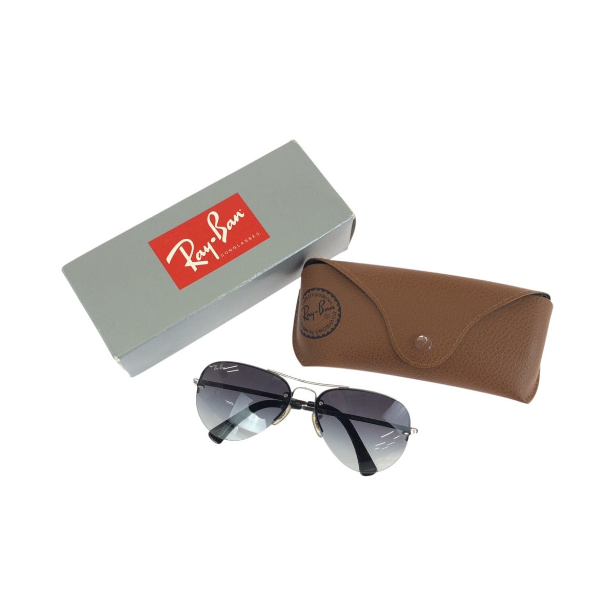 24004
Ray-Ban レイバン グレー シルバー金具 メタル RB3449 003/8G 59□14 3N サングラス メガネ 男女兼用 ティアドロップ レディース A14