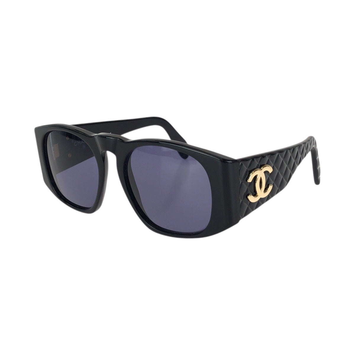 24007
CHANEL シャネル マトラッセ ココマーク ブラック 黒 ゴールド金具 プラスチック / メタル 01450 94305 サングラス メガネ 男女兼用 ウェリントン レディース A28