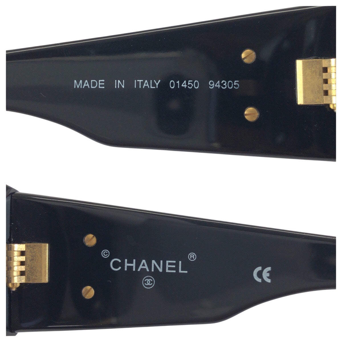 24007
CHANEL シャネル マトラッセ ココマーク ブラック 黒 ゴールド金具 プラスチック / メタル 01450 94305 サングラス メガネ 男女兼用 ウェリントン レディース A28