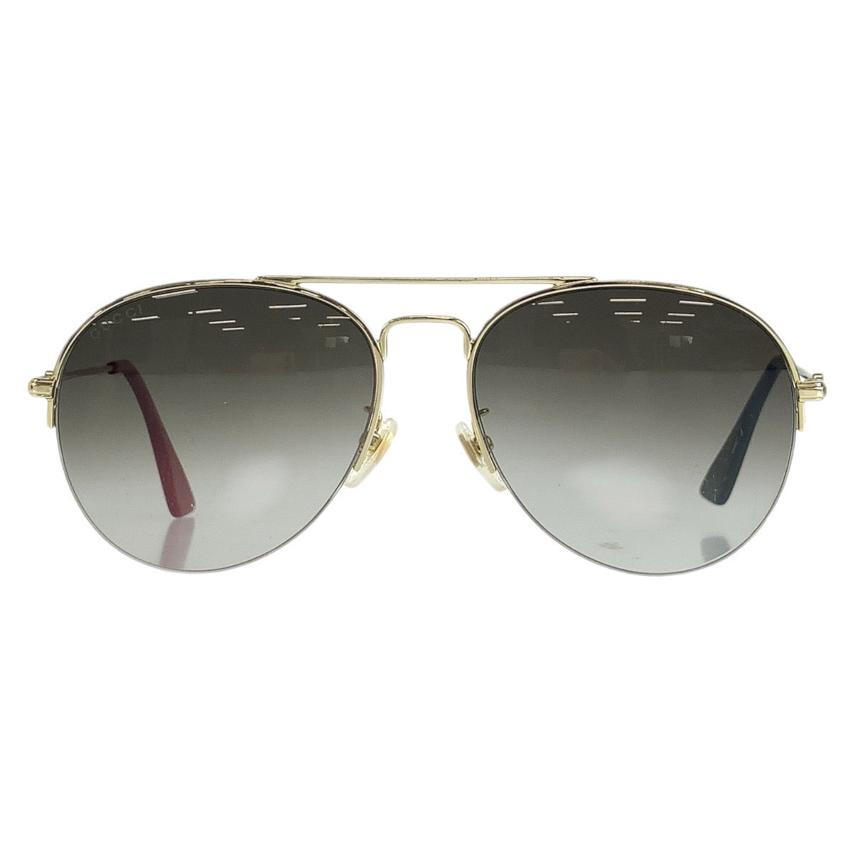 24023
GUCCI グッチ ゴールド グレー メタル GG0107S 007 56□17-145 サングラス ティアドロップ メンズ AB21