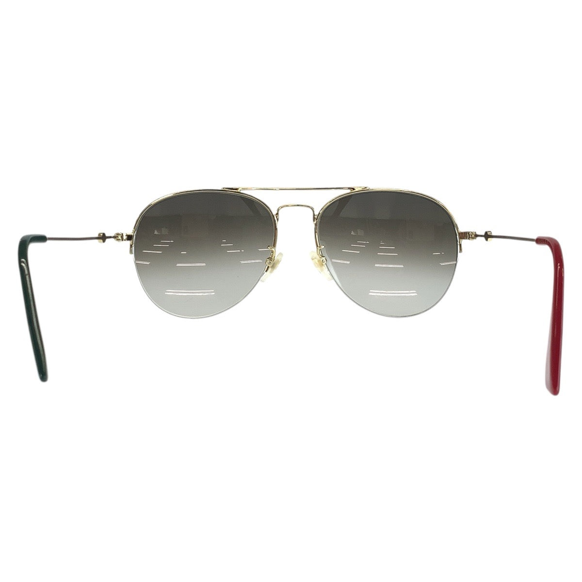 24023
GUCCI グッチ ゴールド グレー メタル GG0107S 007 56□17-145 サングラス ティアドロップ メンズ AB21