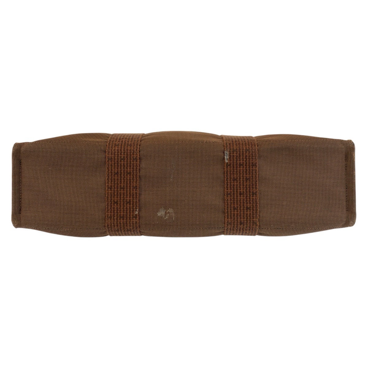 24034
HERMES エルメス エールライン ブラウン シルバー金具 ポリアミド トートバッグ ハンドバッグ レディース AB21